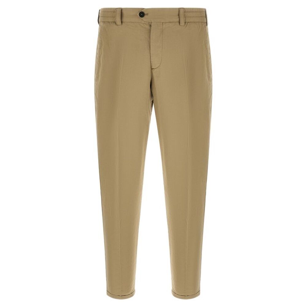 PT Torino Beige Linen Casual Men's Pants